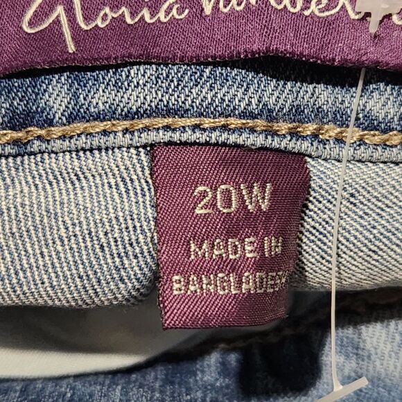 Gloria Vanderbilt Amanda jeans Size 20W Blue Bootcut. New - Picture 12 of 16